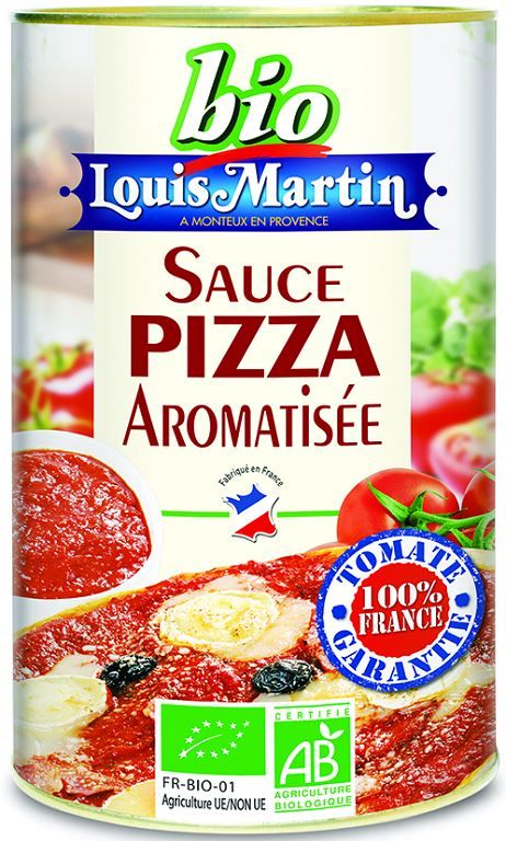 Sauce tomate pour pizza Bio - LOUIS MARTIN - Boîte 5/1