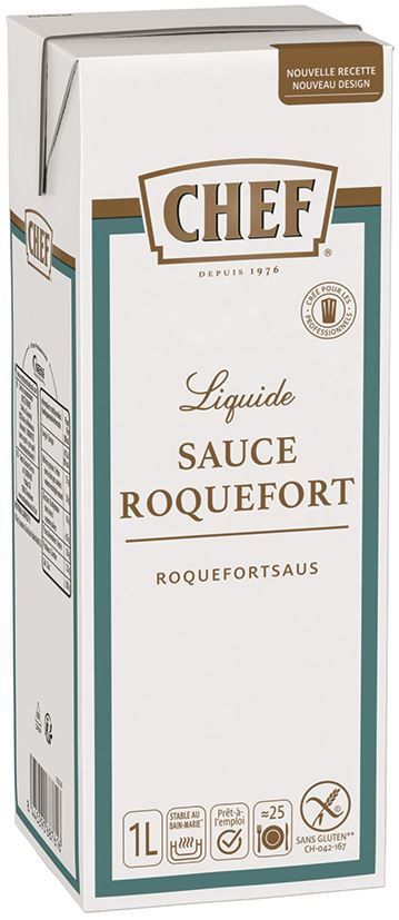 Sauce roquefort - CHEF® - Brique de 1 L