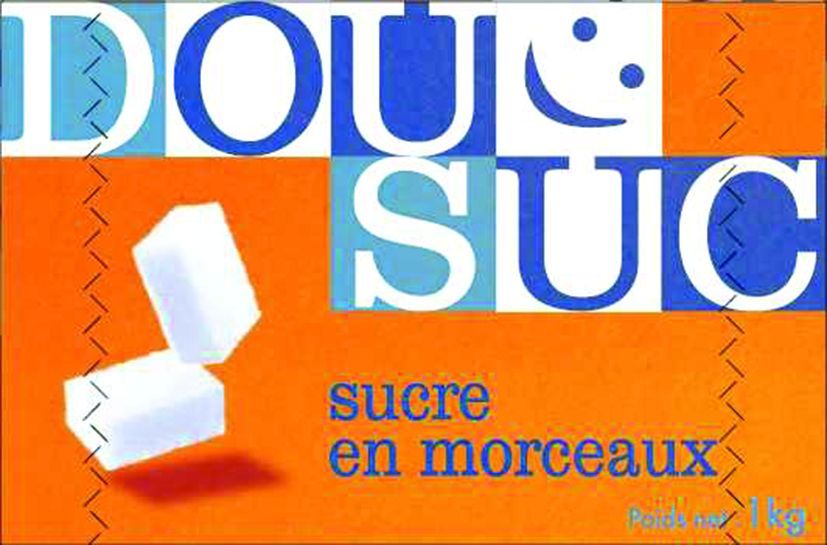 Sucre blanc en morceaux n°4 - DOUSUC - Carton de 5 boites