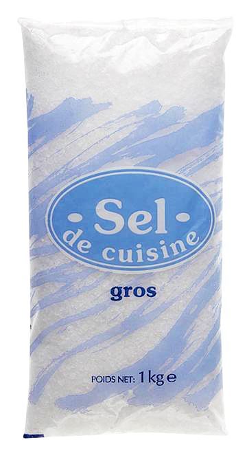 Gros sel - LA TABLEE - Sachet de 1 kg