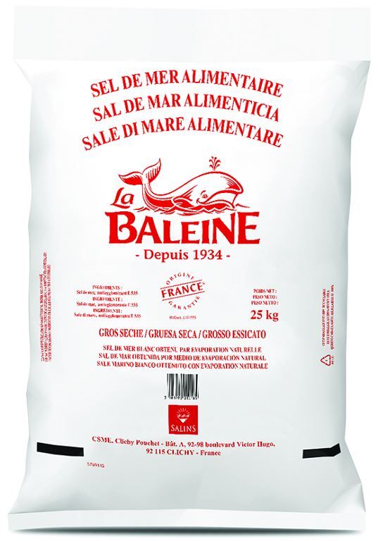 Gros sel - LA BALEINE - Sac de 25 kg