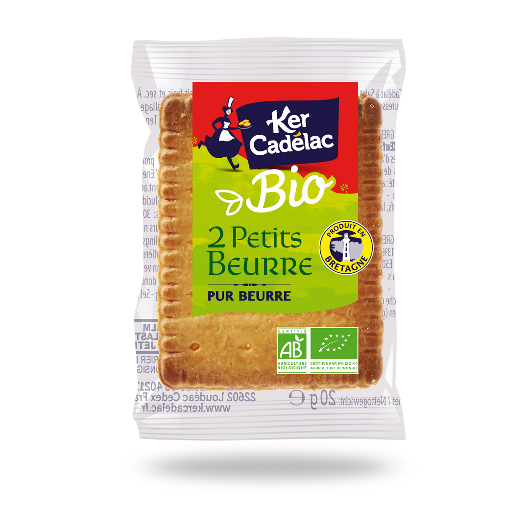 Petits beurre Bio X2 - KER CADELAC - Carton de 180 sachets