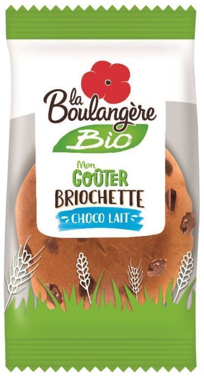 Briochettes aux pépites de chocolat Bio X6 - LA BOULANGERE - Carton de 6 paquets