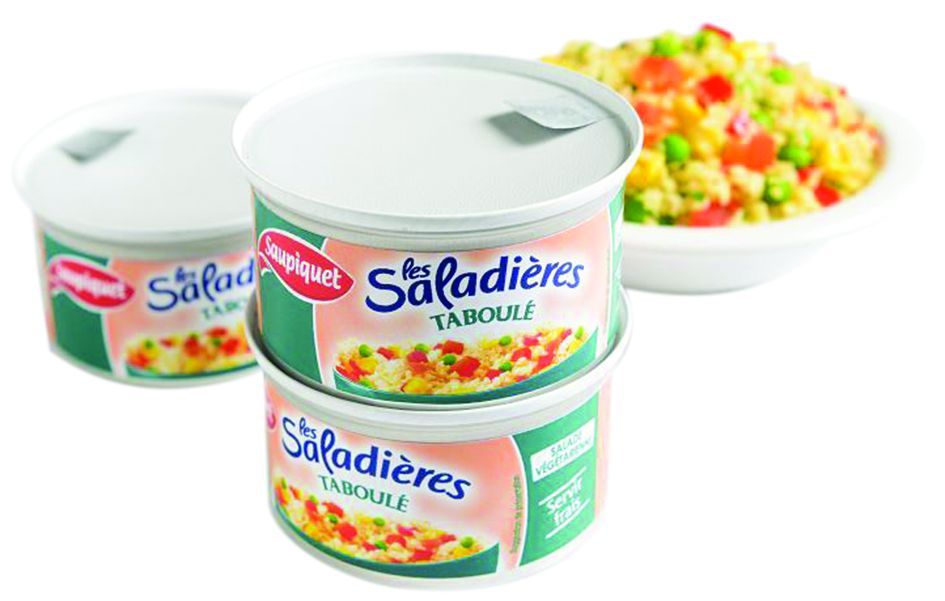 Saladière taboulé - SAUPIQUET - Carton de 24 boites