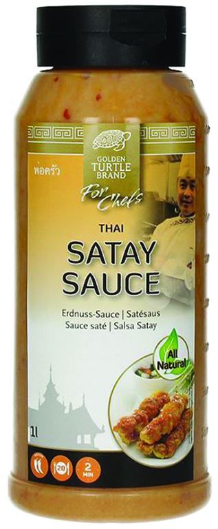 Sauce satay - GOLDEN TURTLE CHEF - Bouteille de 1 L