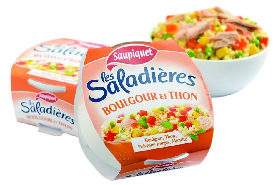 Saladière boulgour et thon - SAUPIQUET - Carton de 14 boites