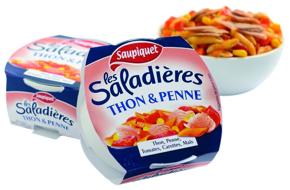 Saladière thon et penne - SAUPIQUET - Carton de 14 boites