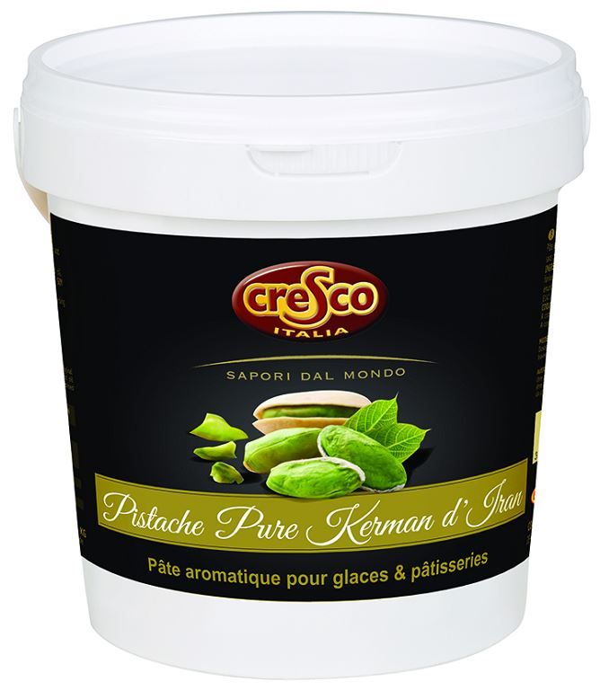 Pâte de pistache pure Kerman d'Iran - CRESCO - Pot de 1 kg