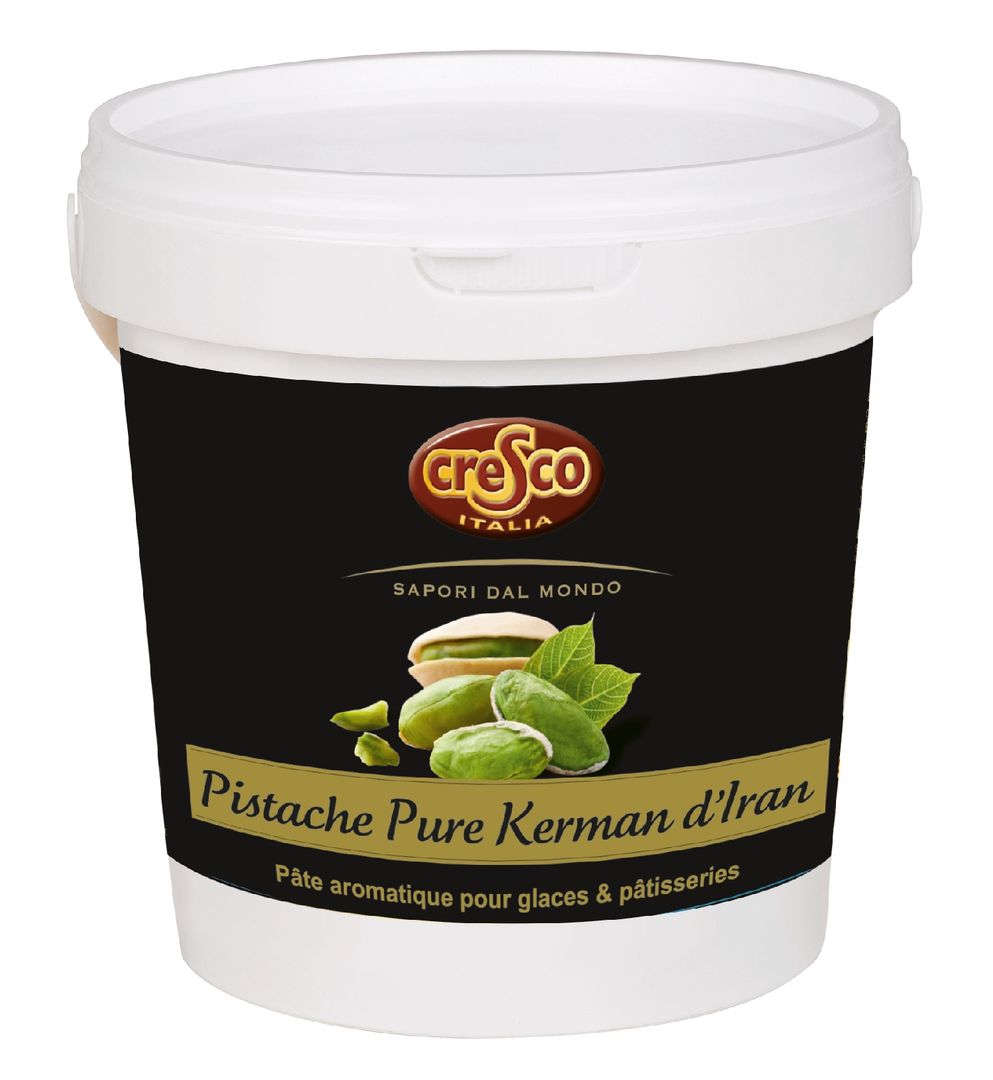 Pâte de pistache pure Kerman d'Iran - CRESCO - Pot de 1 kg