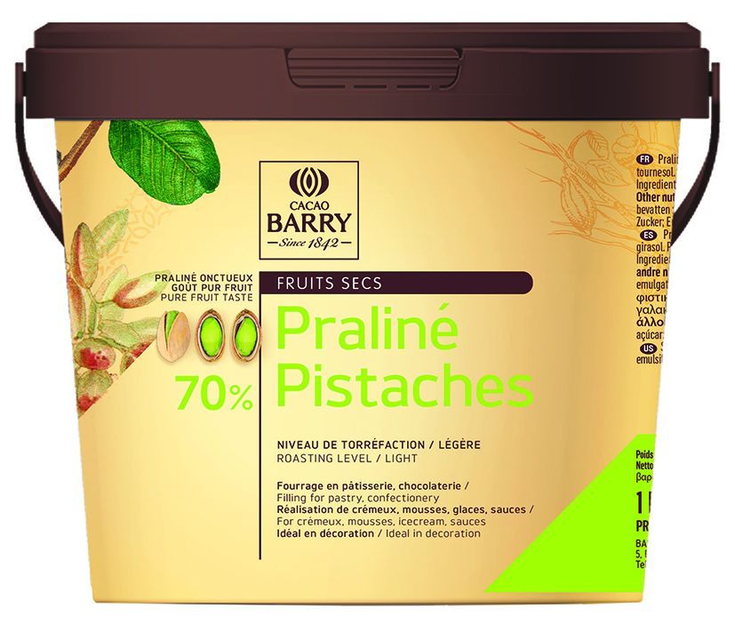 Praliné aux pistaches - BARRY - Seau de 1 kg