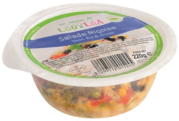 Salade niçoise - SOULIE - Carton de 24 coupelles