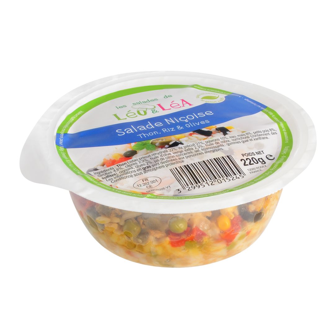 Salade niçoise - SOULIE - Carton de 24 coupelles