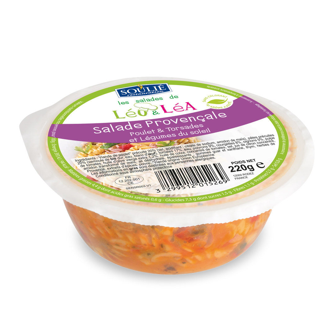 Salade provençale - SOULIE - Carton de 24 coupelles