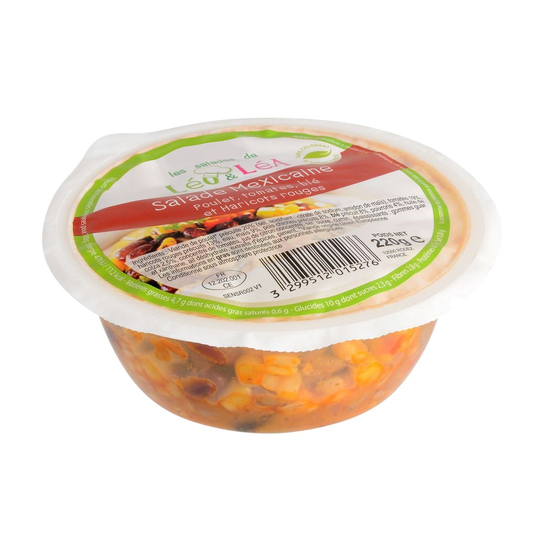 Salade mexicaine - SOULIE - Carton de 24 coupelles