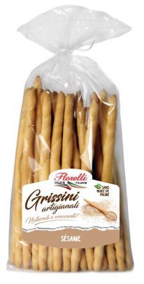 Gressins au sésame - FLORELLI - Carton de 12 sachets