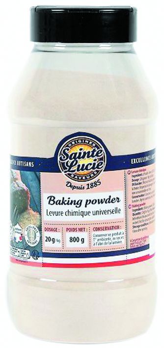 Baking powder levure chimique - SAINTE LUCIE - Pot de 800 g