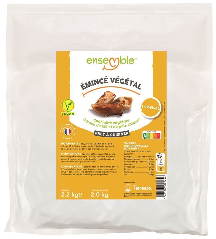 Emincé végtal - ENSEMBLE - Sachet de 2 kg