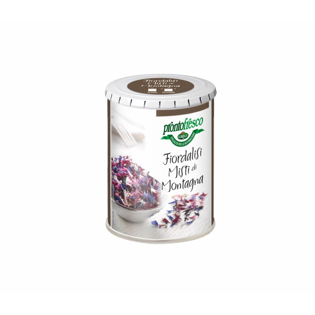 Mélange de fleurs de montagne comestibles - GRECI - Pot de 550 ml