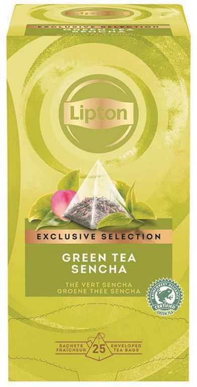 Thé vert sencha - LIPTON - Boite de 25 sachets