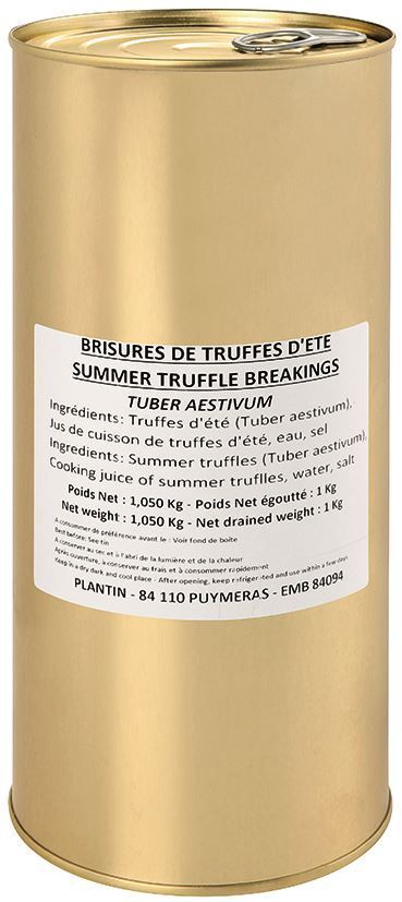 Brisures de truffes d'été - PLANTIN - Boite de 1.05 kg