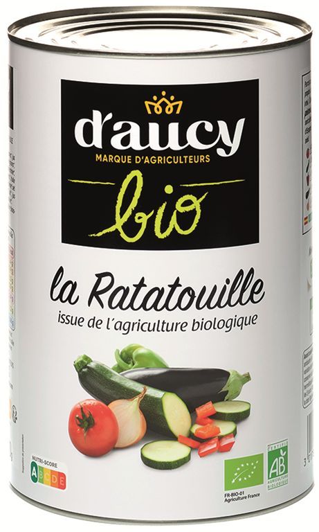 Ratatouille à la niçoise Bio - D'AUCY - Boite 5/1