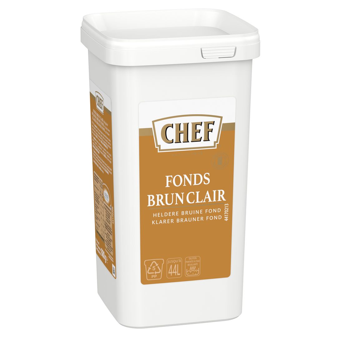 Fonds brun clair déshydraté - CHEF® - Boite de 880 g