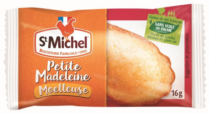 La petite madeleine moelleuse - ST MICHEL - Carton de 100 sachets