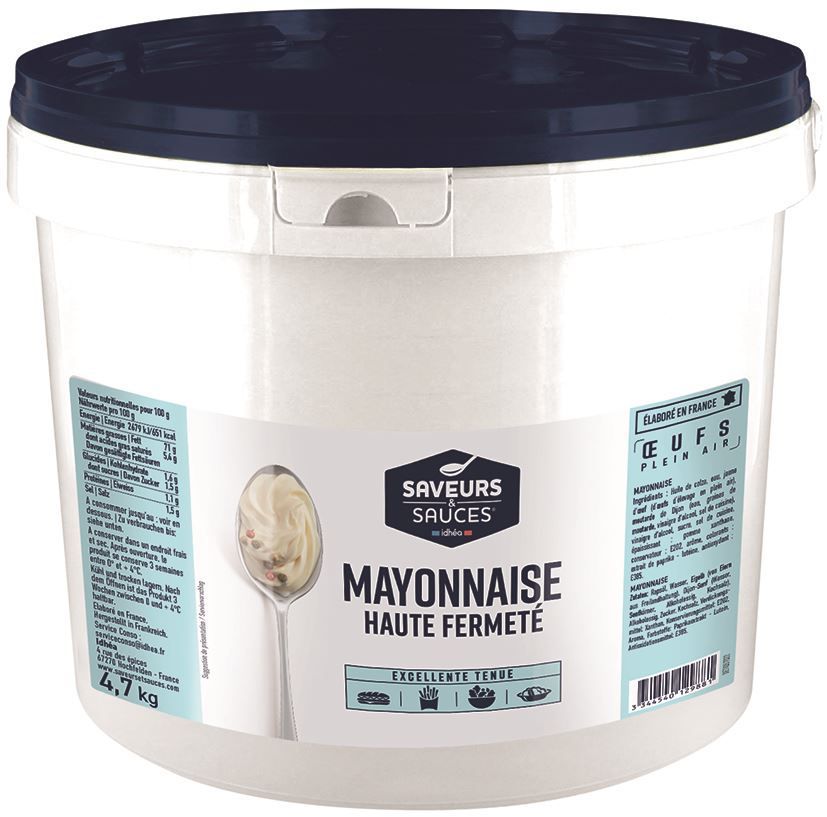 Mayonnaise haute fermeté - SAVEURS ET SAUCES - Seau de 5 L