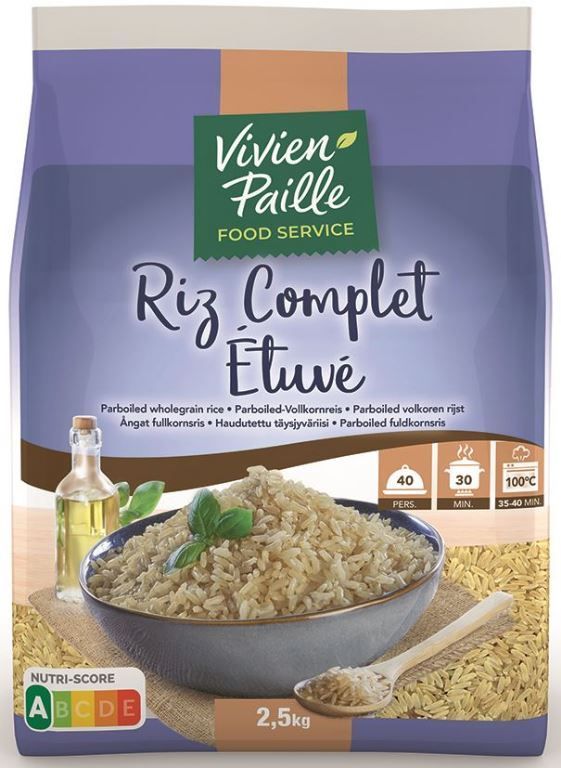 Riz complet étuvé QS - VIVIEN PAILLE - Sac de 2,5 kg