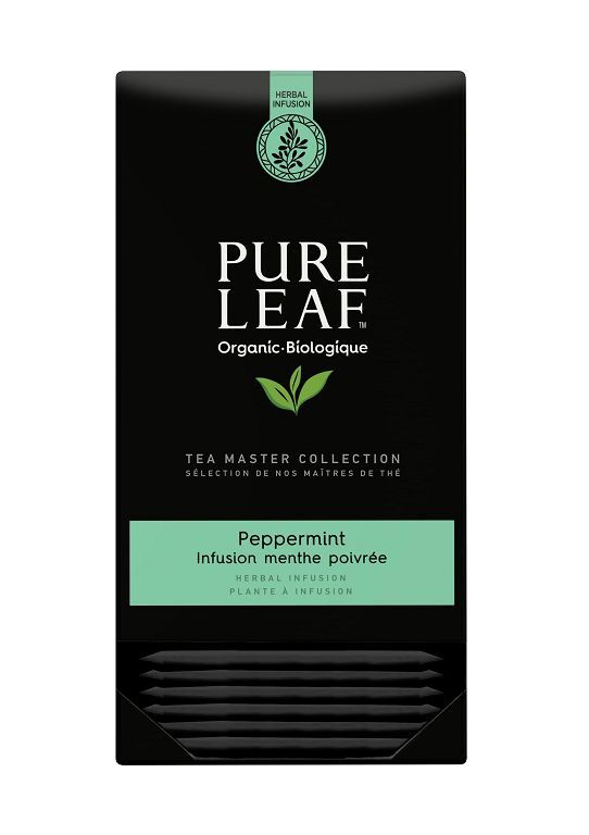 Infusion menthe poivrée Bio - PURE LEAF - Boite de 20 sachets