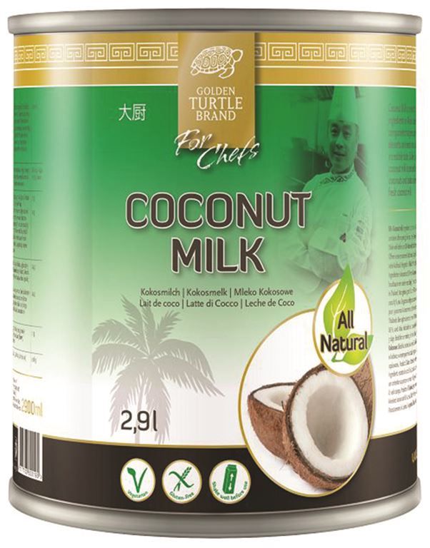 Lait de coco - GOLDEN TURTLE CHEF - Boite de 2,9 L