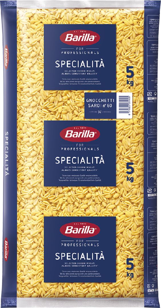 Gnochetti Sardi QS - BARILLA - Sac de 5 kg