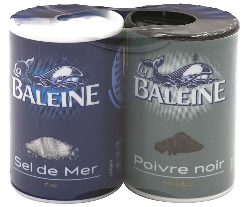 Sel fin iodé et fluoré LA BALEINE