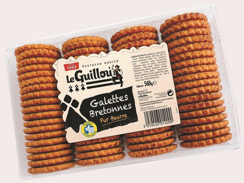 Galettes bretonnes pur beurre - LE GUILLOU - Carton de 9 boites