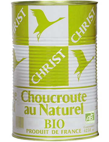 Choucroute au naturel Bio - CHRIST - Boite 5/1