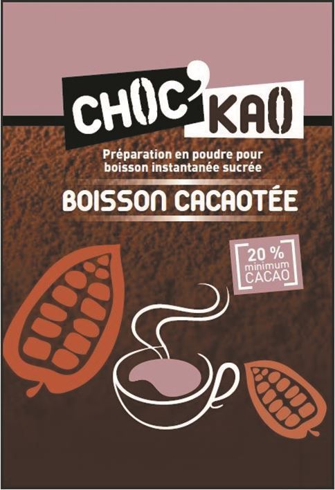 Préparation en poudre pour boisson instantanée sucrée cacao 20% - CHOC KAO - Carton de 200 doses