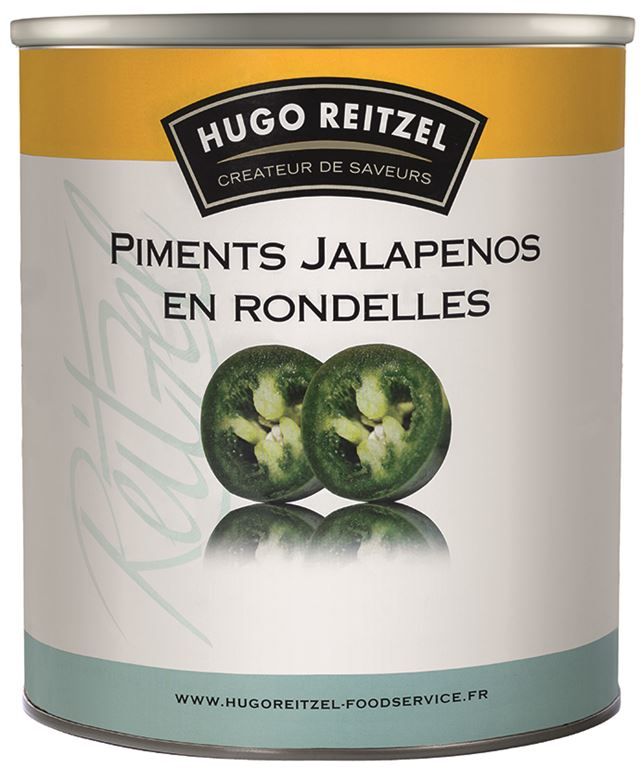 Piment Jalapenos en rondelles - HUGO REITZEL - Boite 4/4