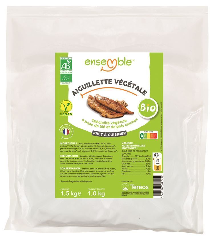 Aiguillettes végétales Bio - ENSEMBLE - Sachet de 1 kg