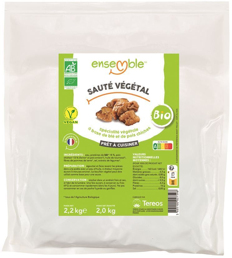 Sauté végétal Bio - ENSEMBLE - Sachet de 2 kg