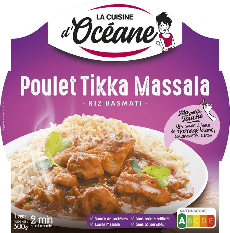 Poulet Tikka Massala - LA CUISINE D'OCEANE - Carton de 10 unités