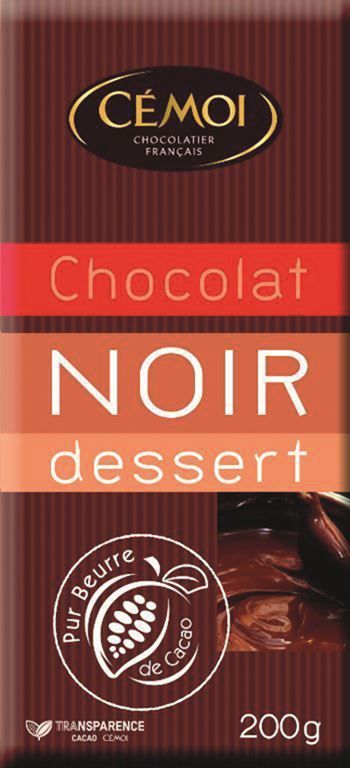 Chocolat pâtissier noir 52% Dessert - BOUQUET D'OR - Carton de20 unités