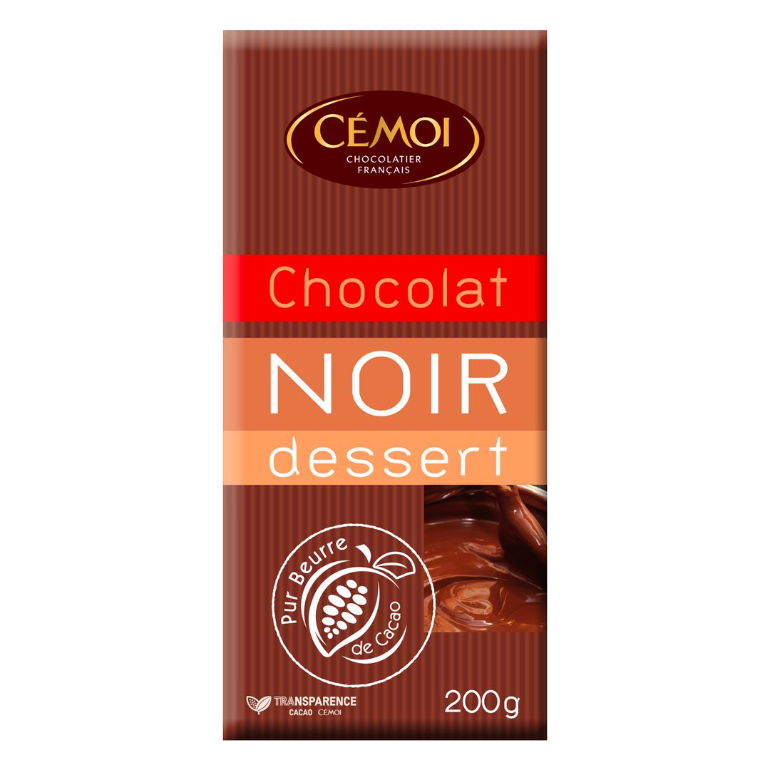 Chocolat pâtissier noir 52% Dessert - BOUQUET D'OR - Carton de20 unités