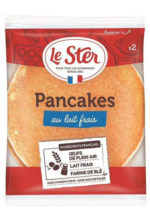 Pancakes au lait frais X2 - LE STER - Carton de 30  sachets