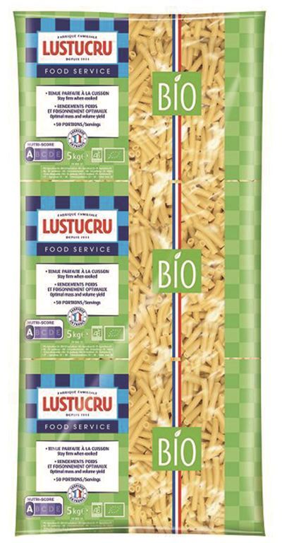 Macaroni QS Bio - LUSTUCRU - Sac de 5 kg