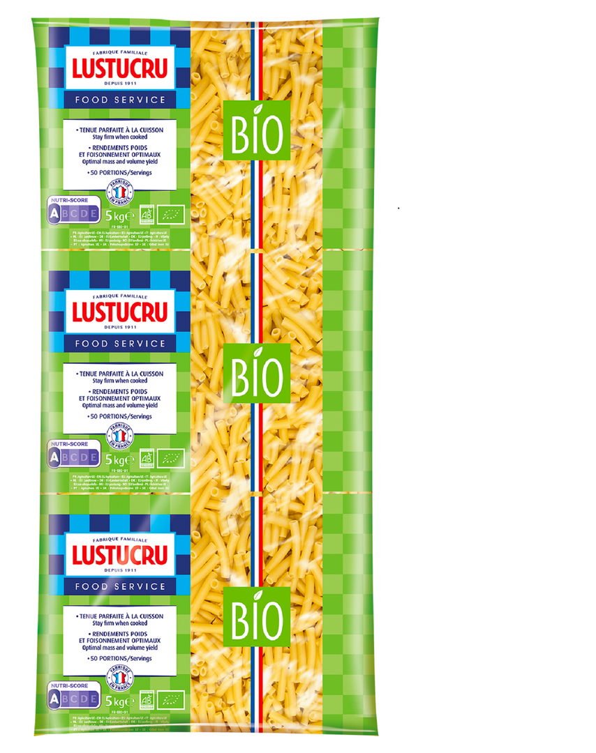 Macaroni QS Bio - LUSTUCRU - Sac de 5 kg