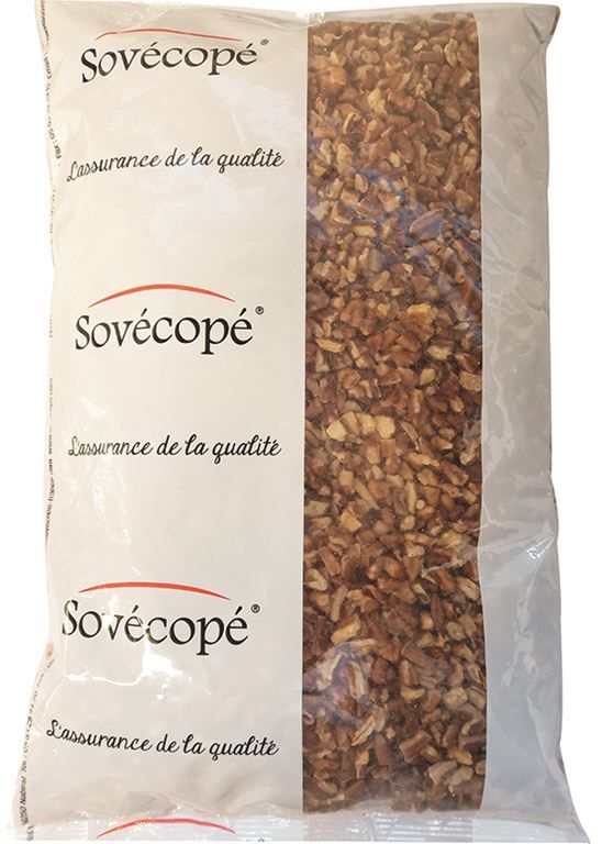 Noix de pécan hachées - SOVECOPE - Sachet de 1 kg