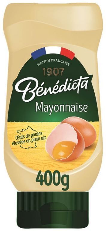 Mayonnaise - BENEDICTA - Flacon de 445ml