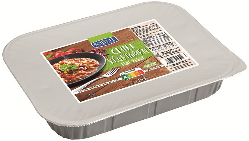 Chili végétarien - SOULIE - Carton de 4 plateaux