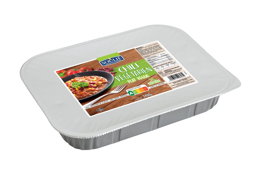 Chili végétarien - SOULIE - Carton de 4 plateaux