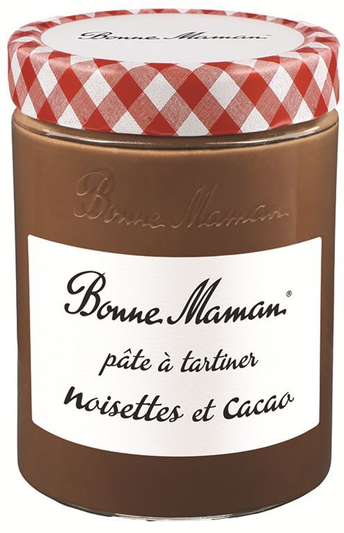 Pâte à tartiner noisettes et cacao - BONNE MAMAN - Pot de 360 g